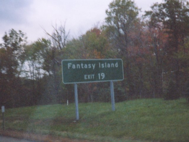 Why were we going to an outlet mall when we coulda went to Fantasy Island?